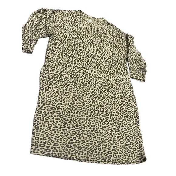 Time Tru Cheetah Shirt Dress size M - Picture 2 of 8